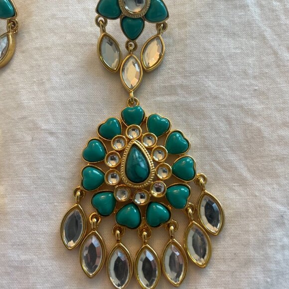 Amrita Singh Statement Chandelier Earrings - Picture 3 of 3